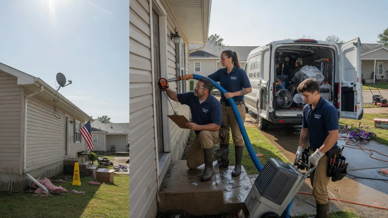 Ceiling Water Damage Restoration in Louise, MS near me